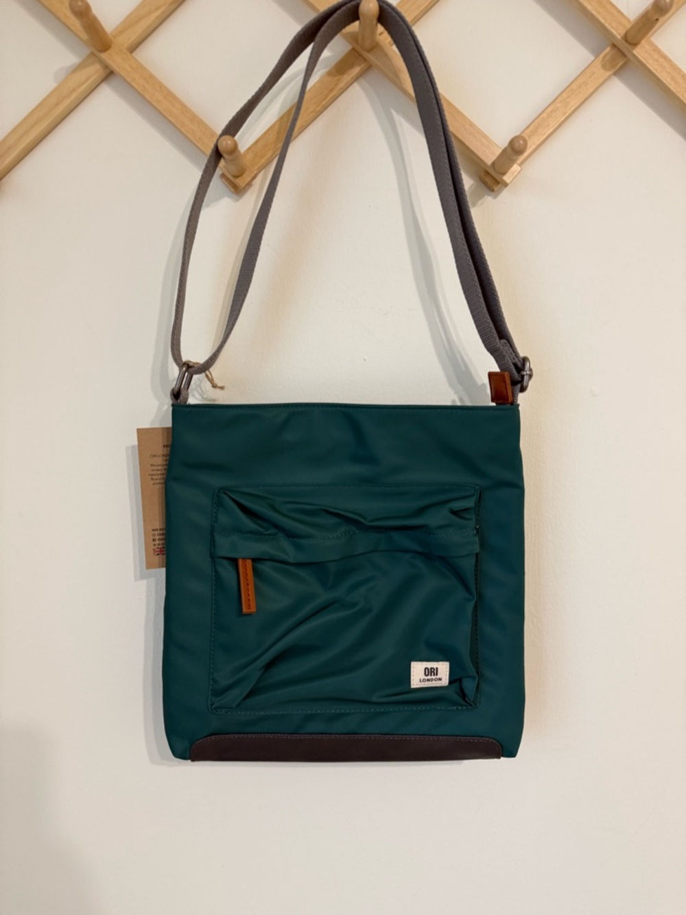 ORI London Kennington Recycled Nylon Crossbody Bag